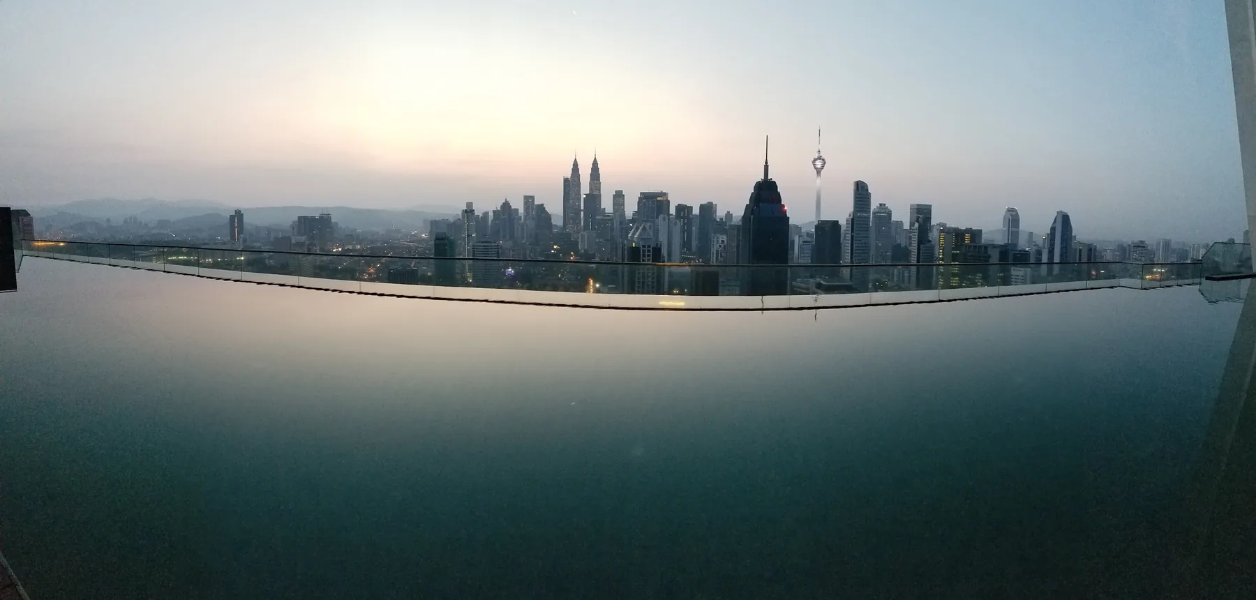Kuala Lumpur skyline at dusk